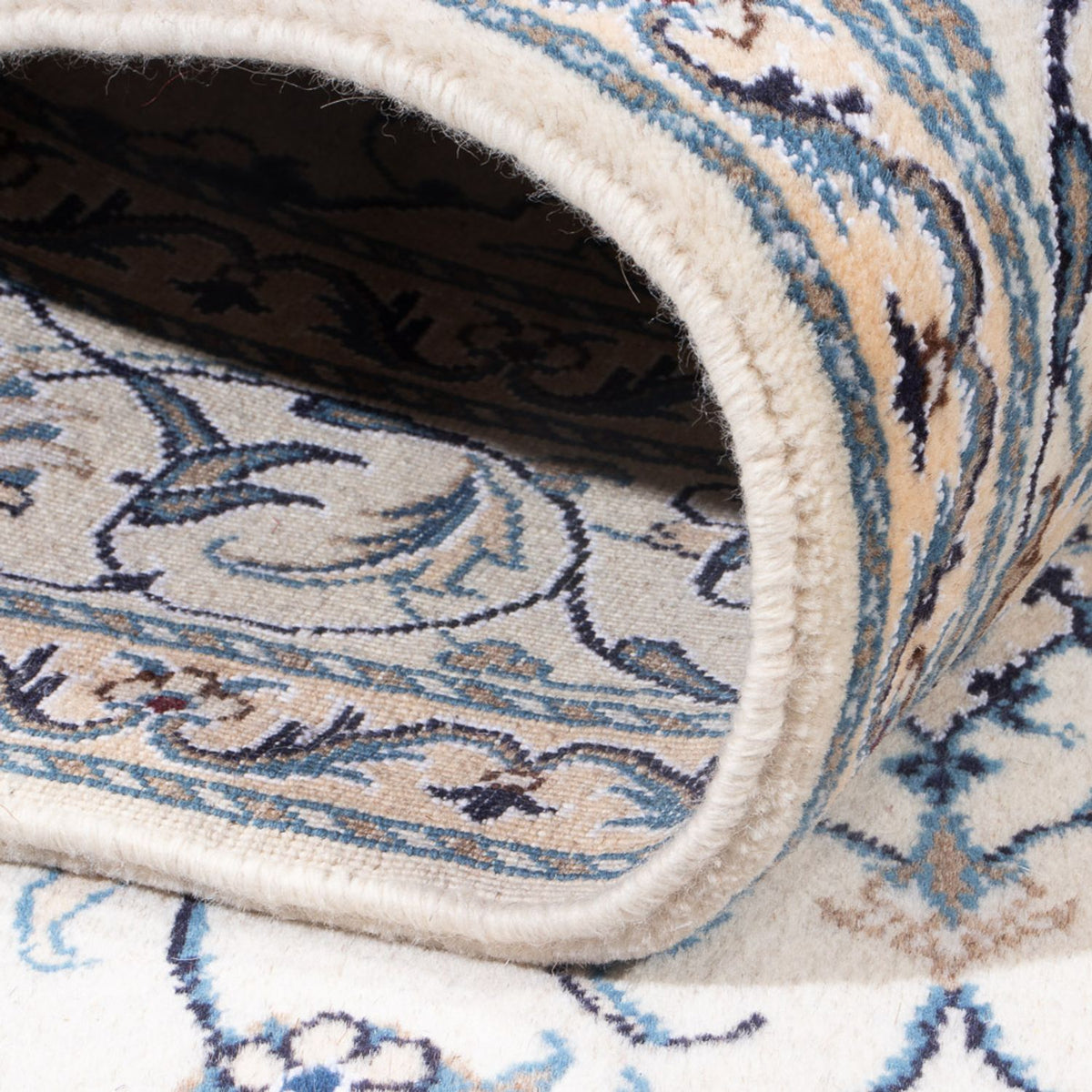 Tapis persan - Nain - Royal - 207 x 150 cm - crème