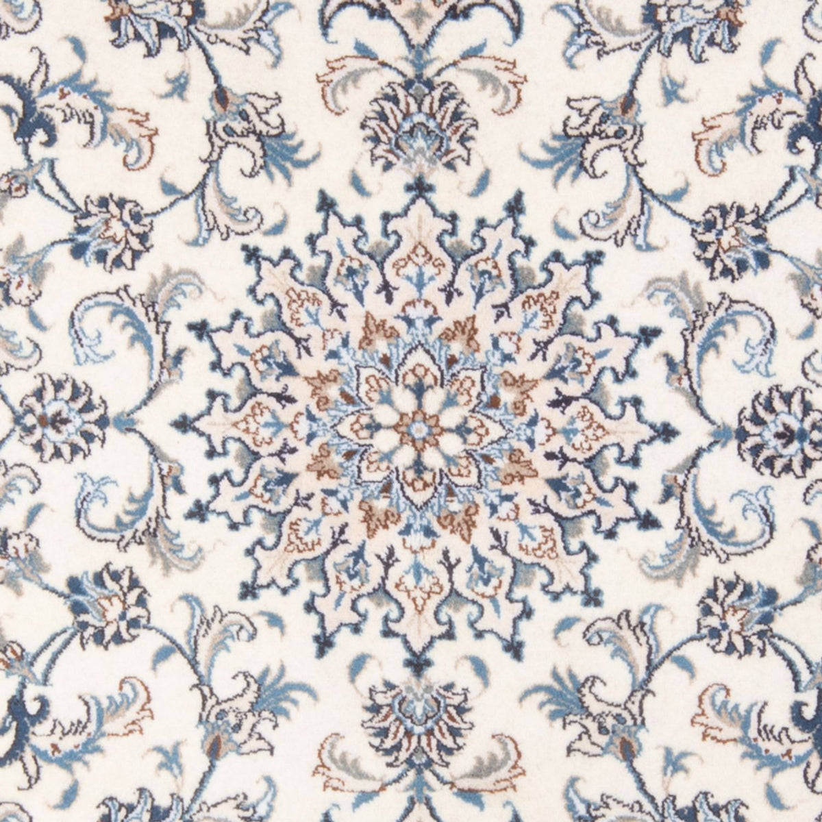 Tapis persan - Nain - Royal - 213 x 150 cm - crème