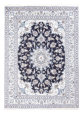 Tapis persan - Nain - Royal - 208 x 144 cm - bleu foncé