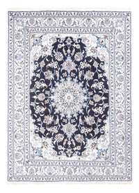 Tapis persan - Nain - Royal - 208 x 144 cm - bleu foncé