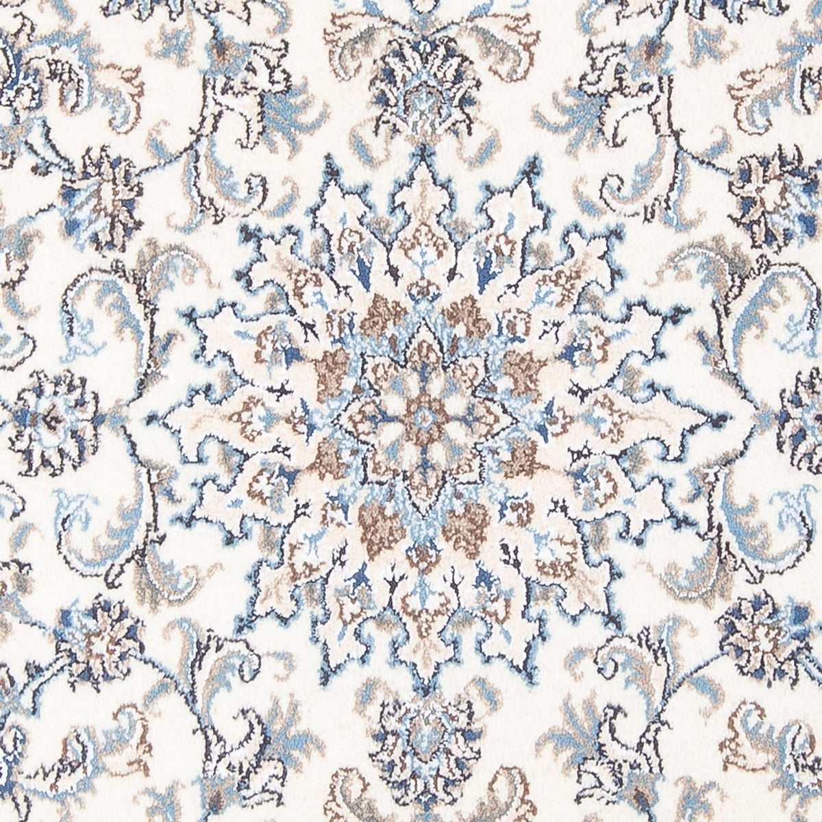 Tapis persan - Nain - Royal - 196 x 150 cm - crème