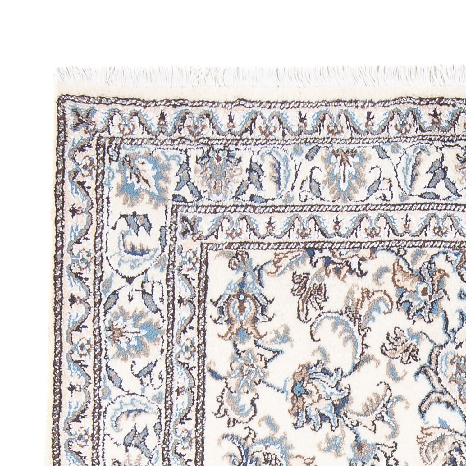 Tapis persan - Nain - Royal - 196 x 150 cm - crème