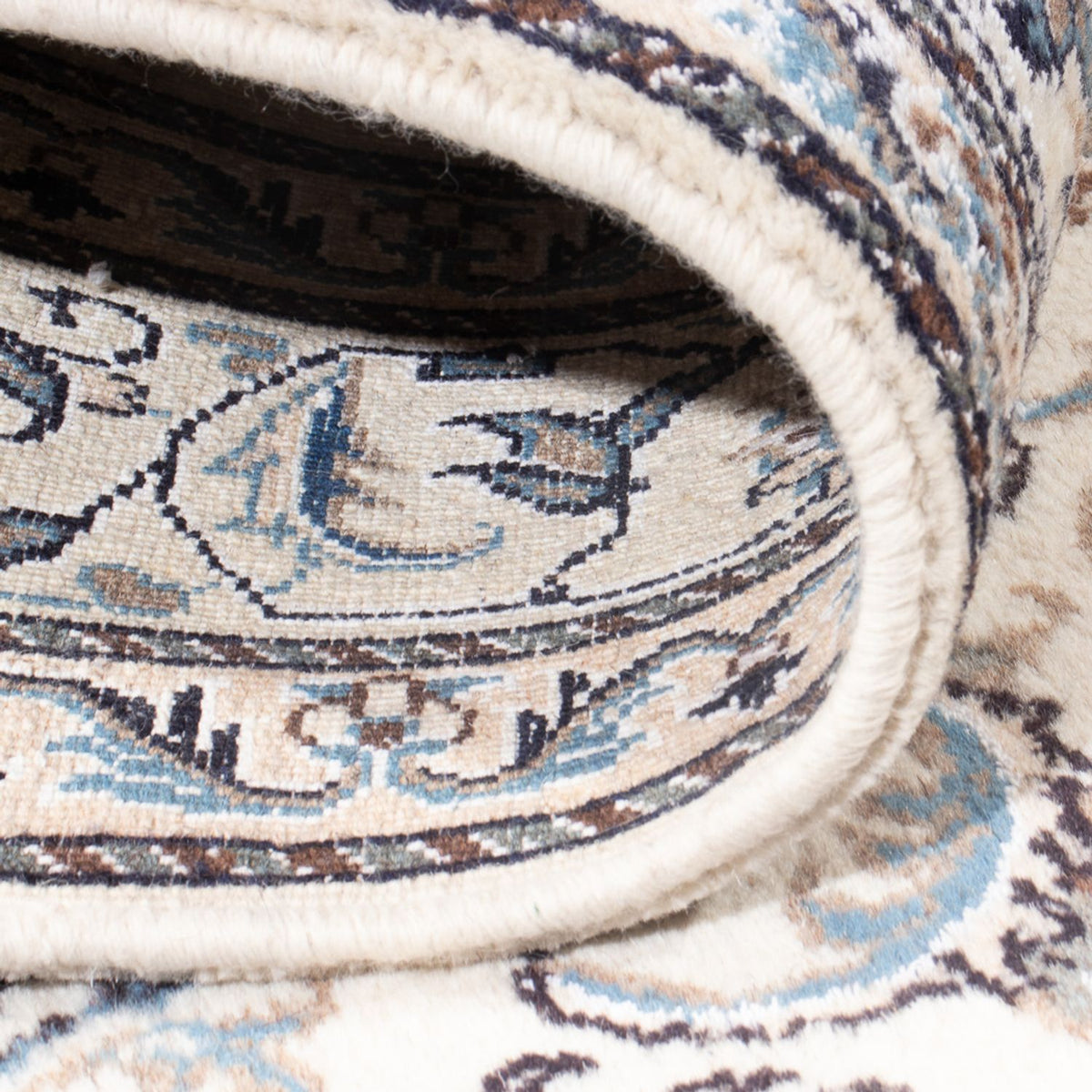 Tapis persan - Nain - Royal - 196 x 150 cm - crème