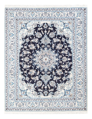Tapis persan - Nain - Royal - 205 x 146 cm - bleu foncé