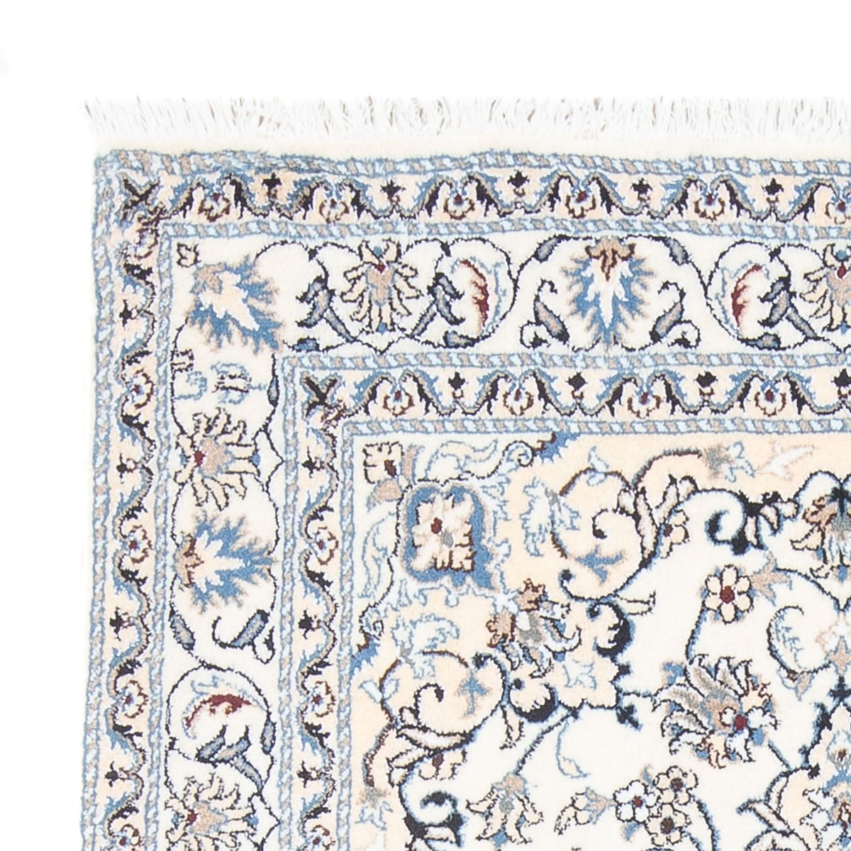 Tapis persan - Nain - Royal - 192 x 145 cm - crème