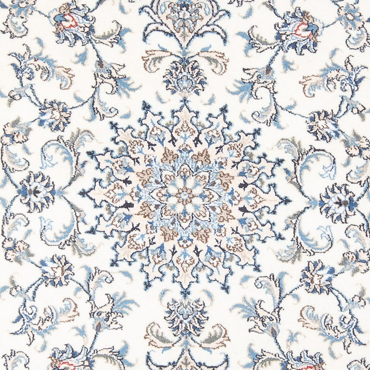 Tapis persan - Nain - Royal - 205 x 150 cm - crème