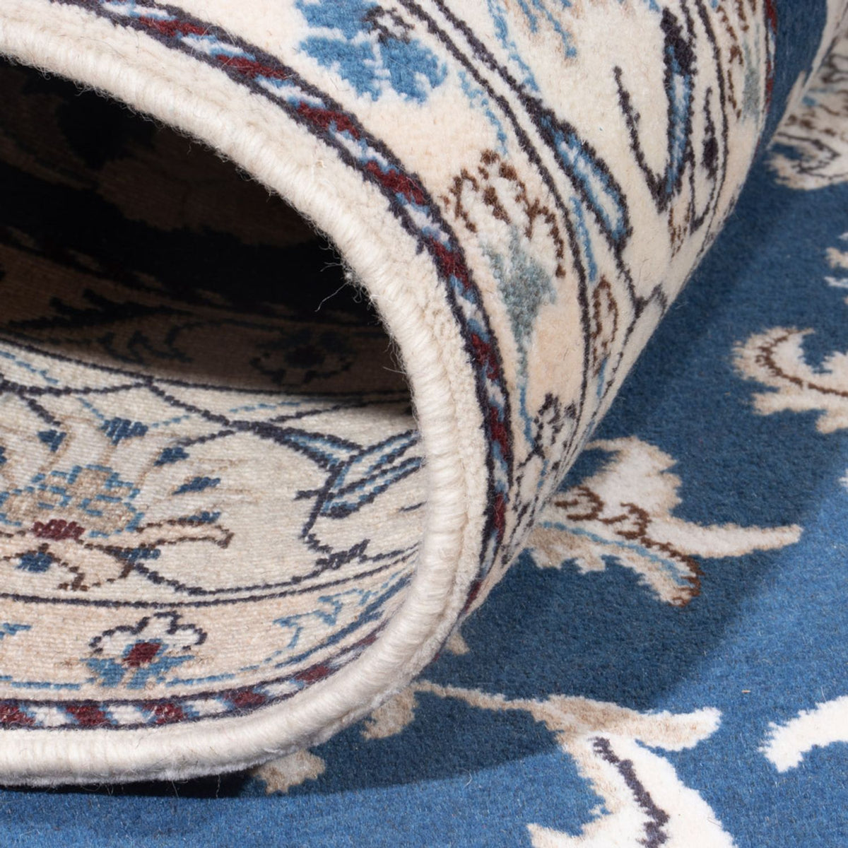 Tapis persan - Nain - Royal - 199 x 149 cm - bleu