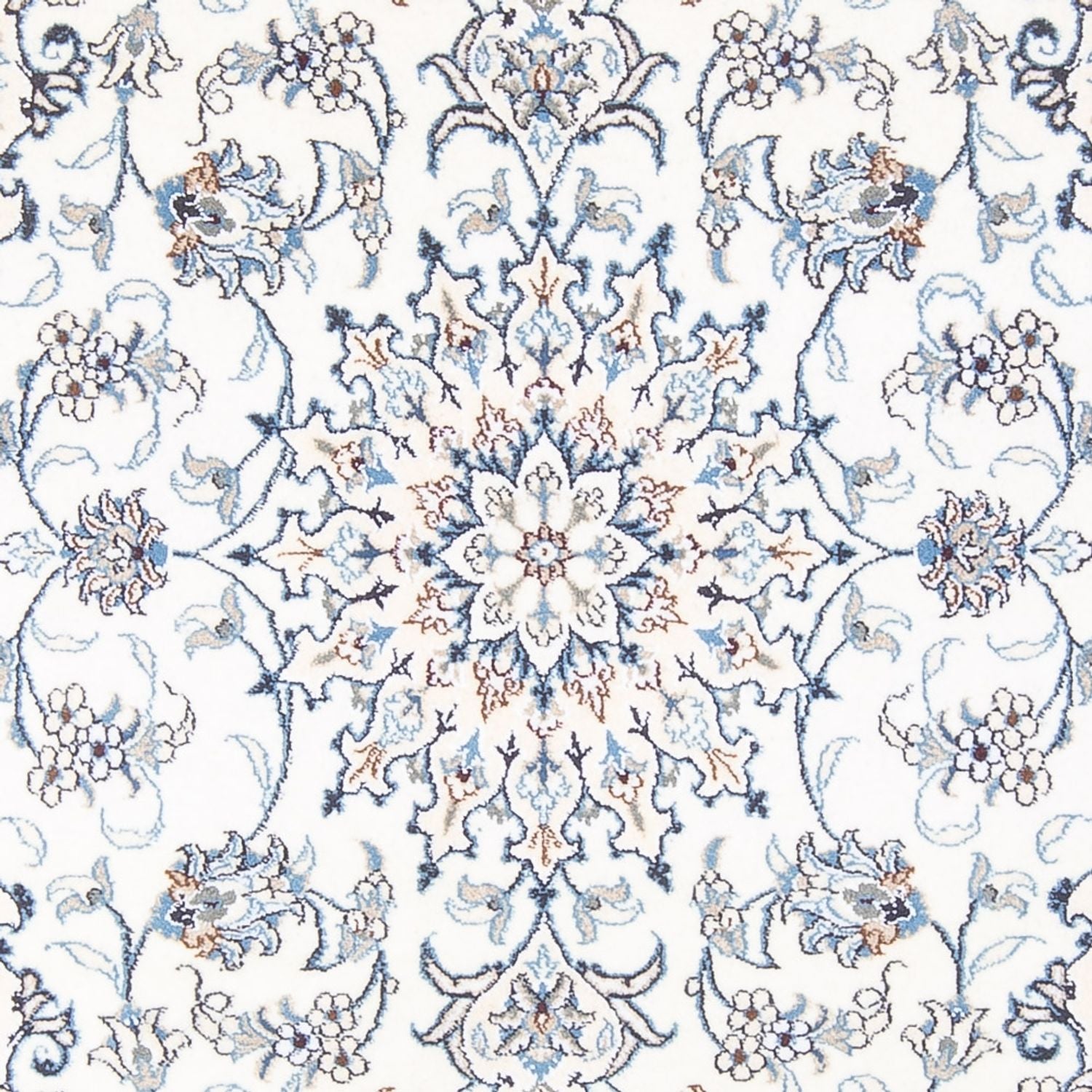 Tapis persan - Nain - Royal - 200 x 148 cm - crème