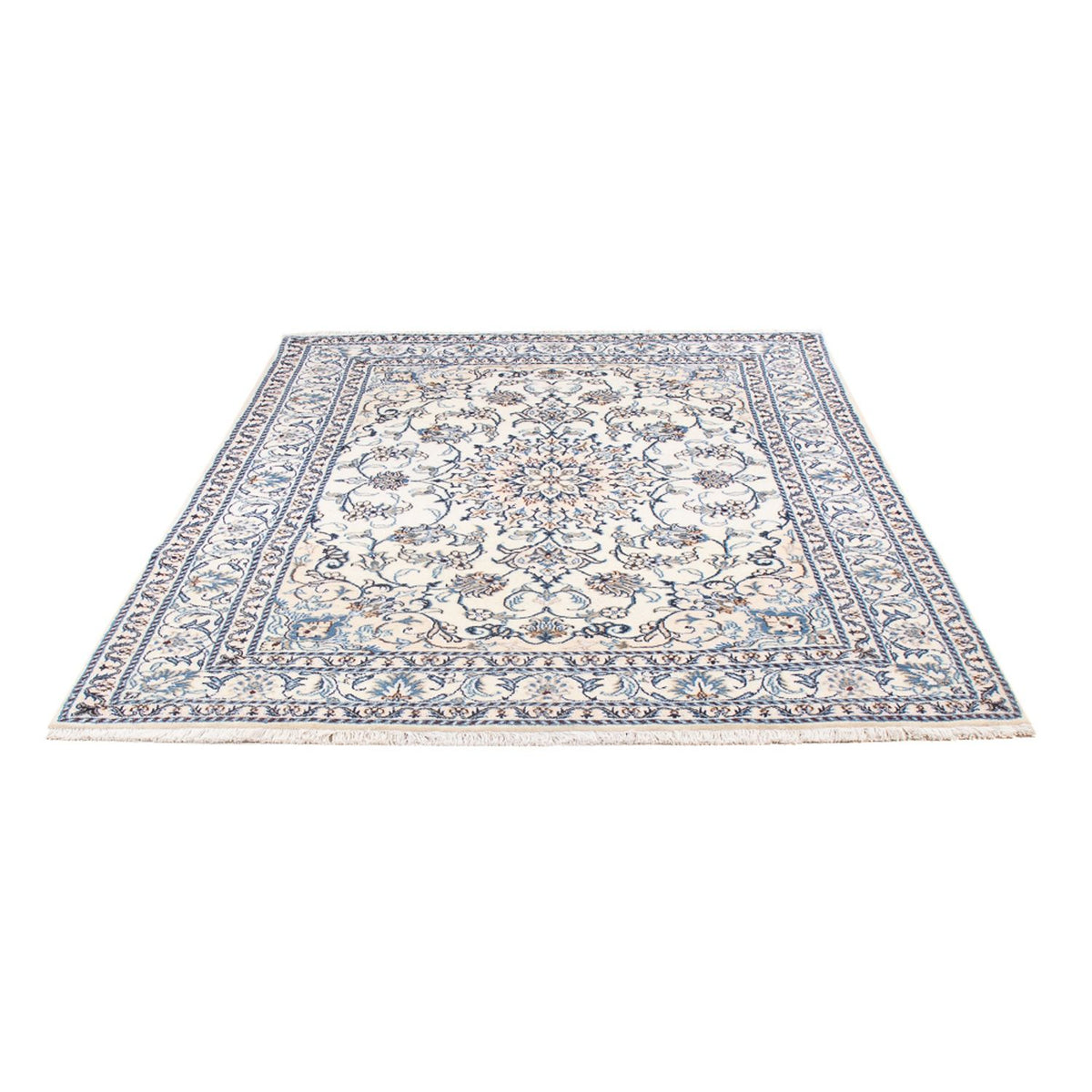 Tapis persan - Nain - Royal - 200 x 148 cm - crème
