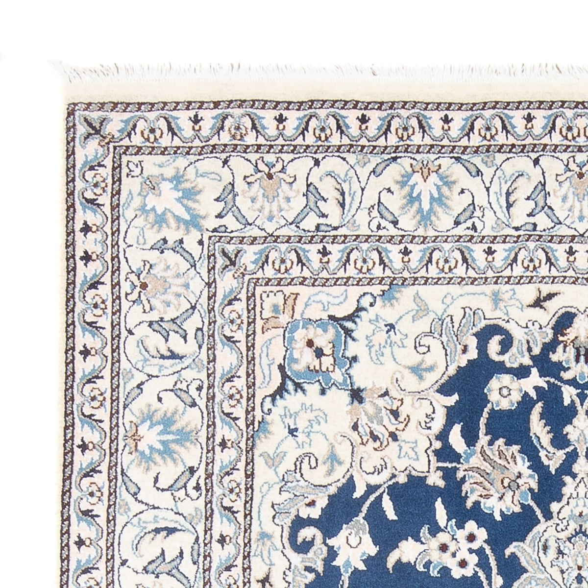 Tapis persan - Nain - Royal - 207 x 151 cm - bleu