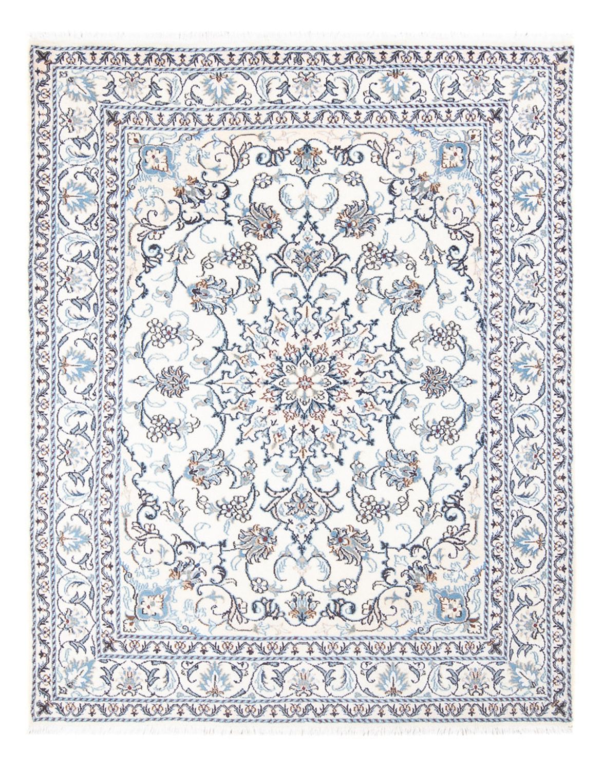 Tapis persan - Nain - Royal - 192 x 152 cm - crème