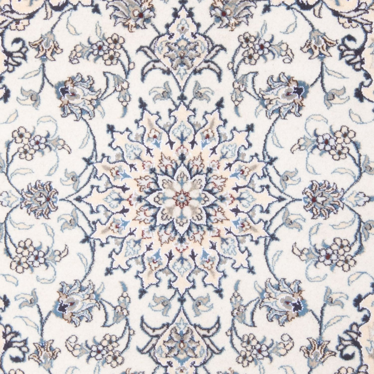 Tapis persan - Nain - Royal - 197 x 144 cm - crème