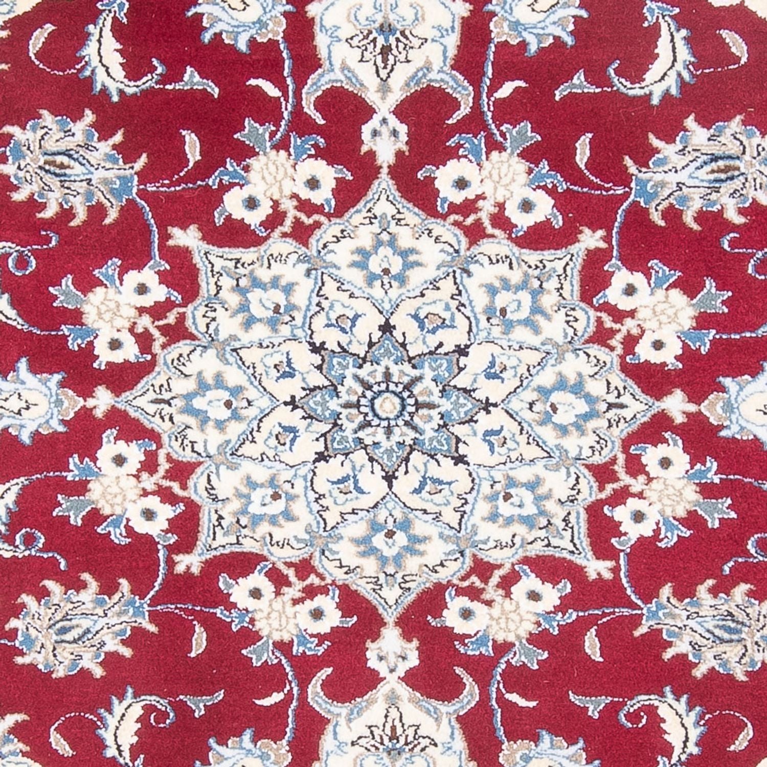 Tapis persan - Nain - Royal - 195 x 148 cm - rouge