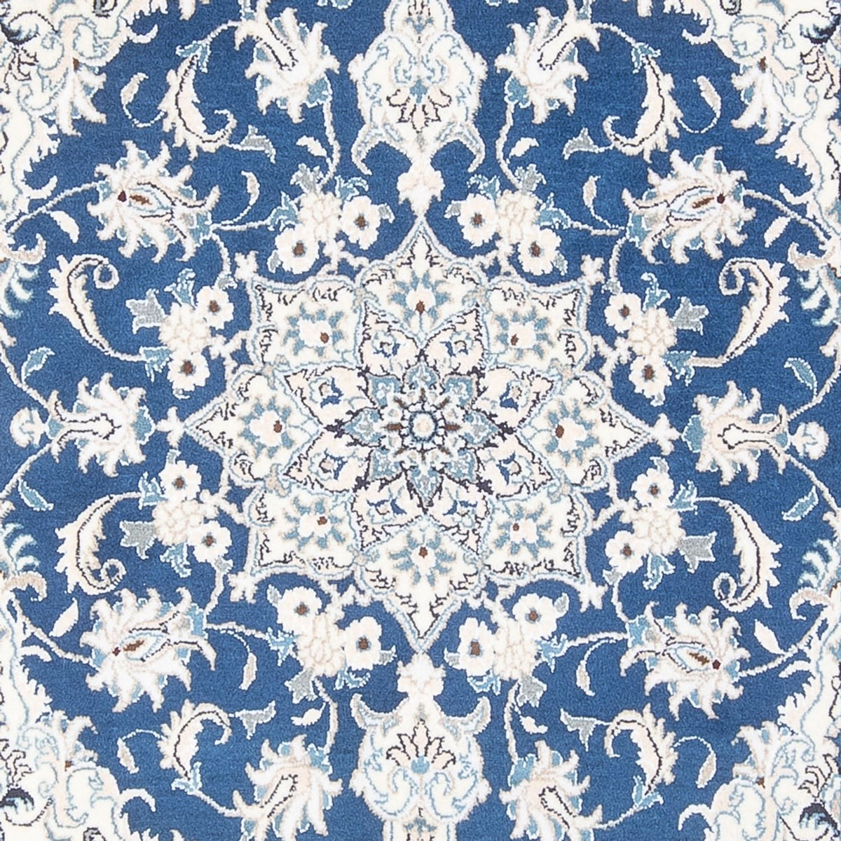 Tapis persan - Nain - Royal - 200 x 142 cm - bleu
