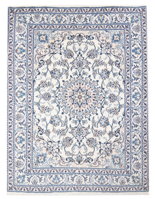 Tapis persan - Nain - Royal - 202 x 147 cm - crème
