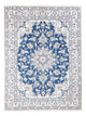 Tapis persan - Nain - Royal - 195 x 148 cm - bleu