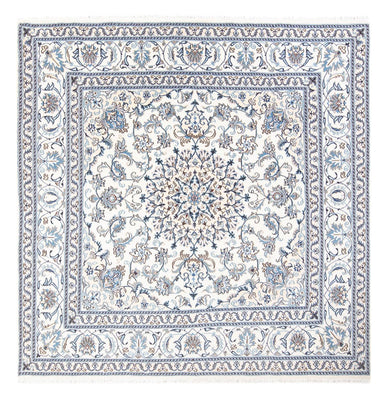 Tapis persan - Nain carré  - 200 x 195 cm - crème