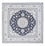 Tapis persan - Nain carré  - 200 x 196 cm - bleu foncé