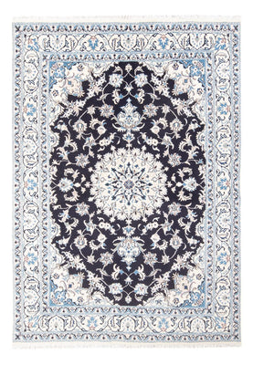 Tapis persan - Nain - 231 x 163 cm - bleu foncé
