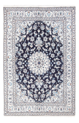 Tapis persan - Nain - 249 x 166 cm - bleu foncé