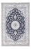 Tapis persan - Nain - 249 x 166 cm - bleu foncé
