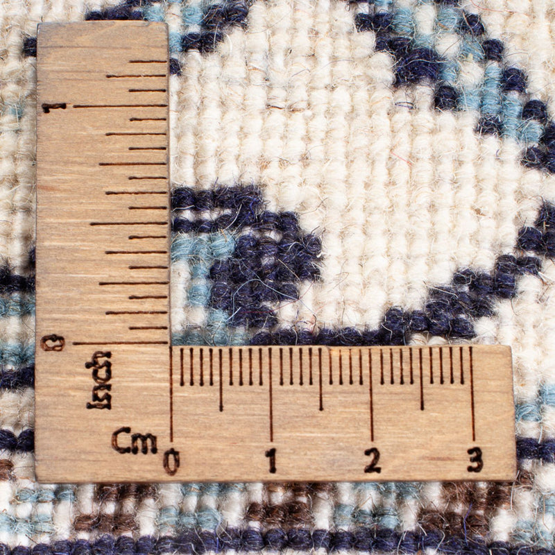 Tapis persan - Nain - 249 x 166 cm - bleu foncé