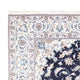 Tapis persan - Nain - 295 x 203 cm - bleu foncé