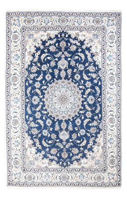 Tapis persan - Nain - 287 x 192 cm - bleu