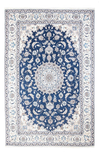 Tapis persan - Nain - 287 x 192 cm - bleu