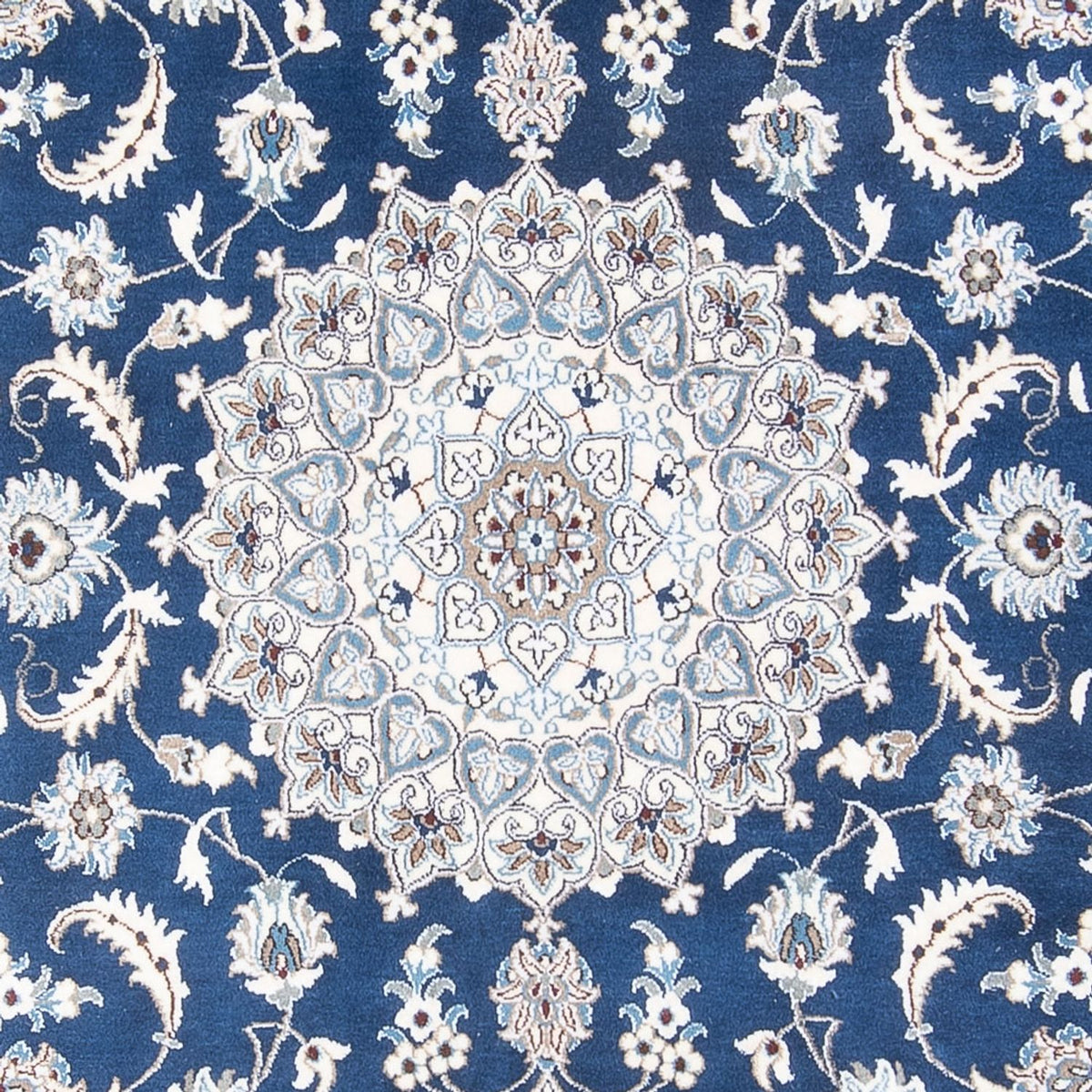 Tapis persan - Nain - 287 x 192 cm - bleu