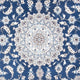 Tapis persan - Nain - 287 x 192 cm - bleu