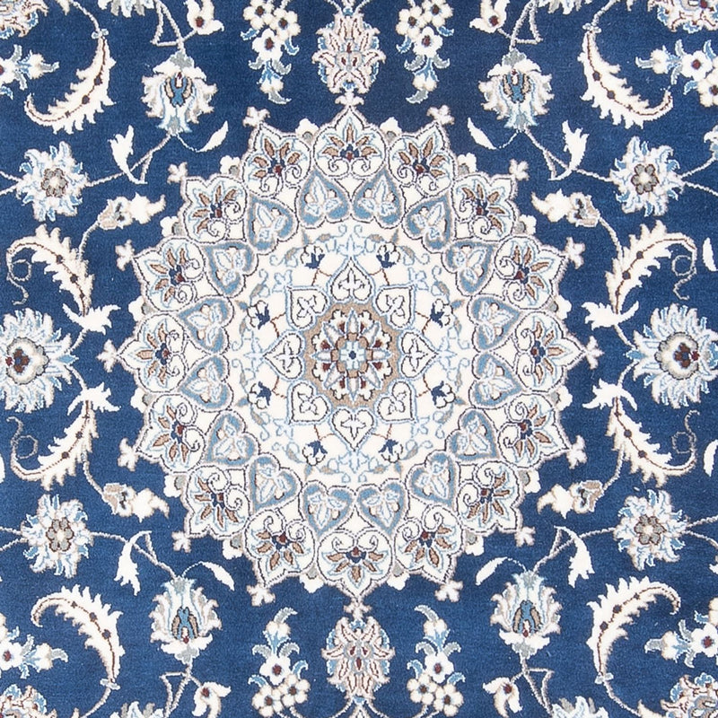 Tapis persan - Nain - 287 x 192 cm - bleu