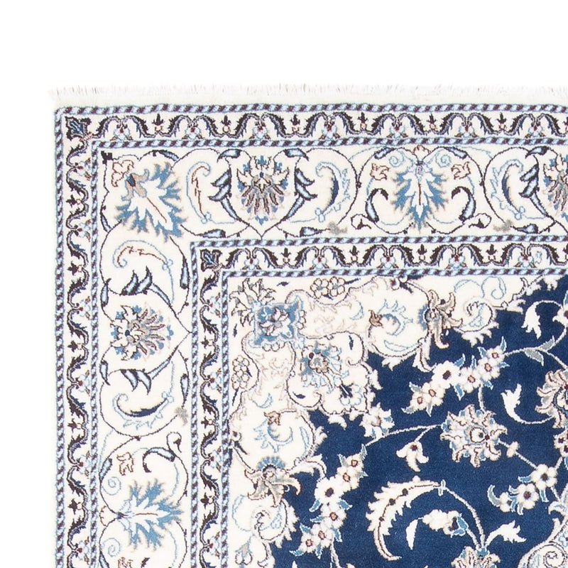 Tapis persan - Nain - 287 x 192 cm - bleu