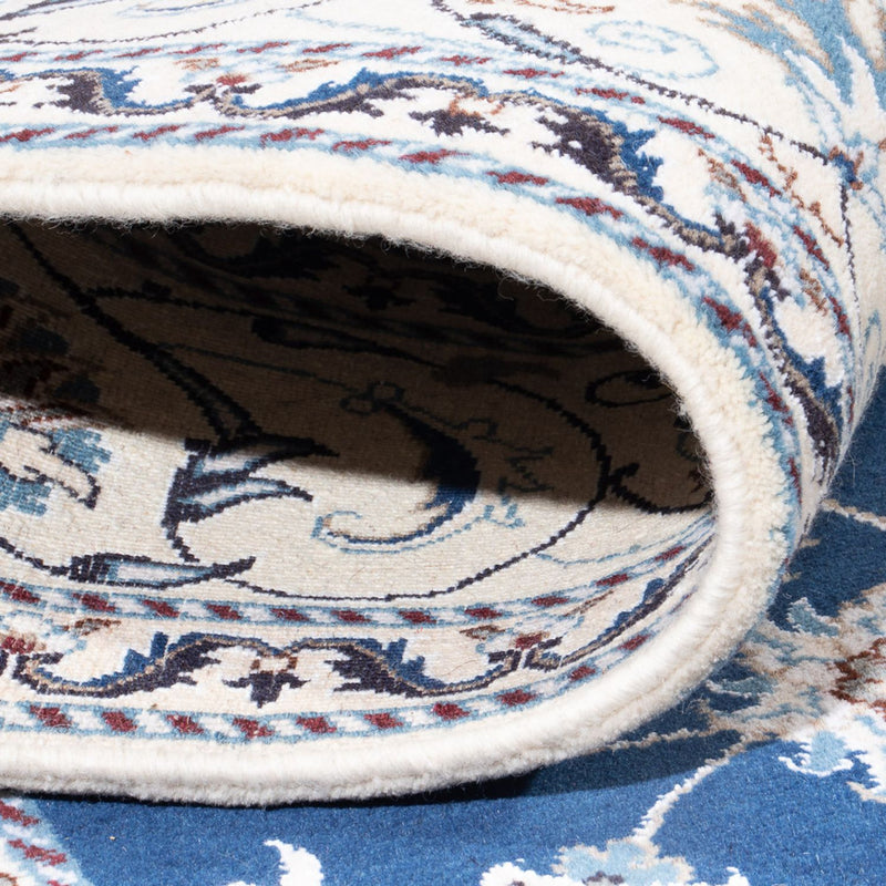 Tapis persan - Nain - 287 x 192 cm - bleu
