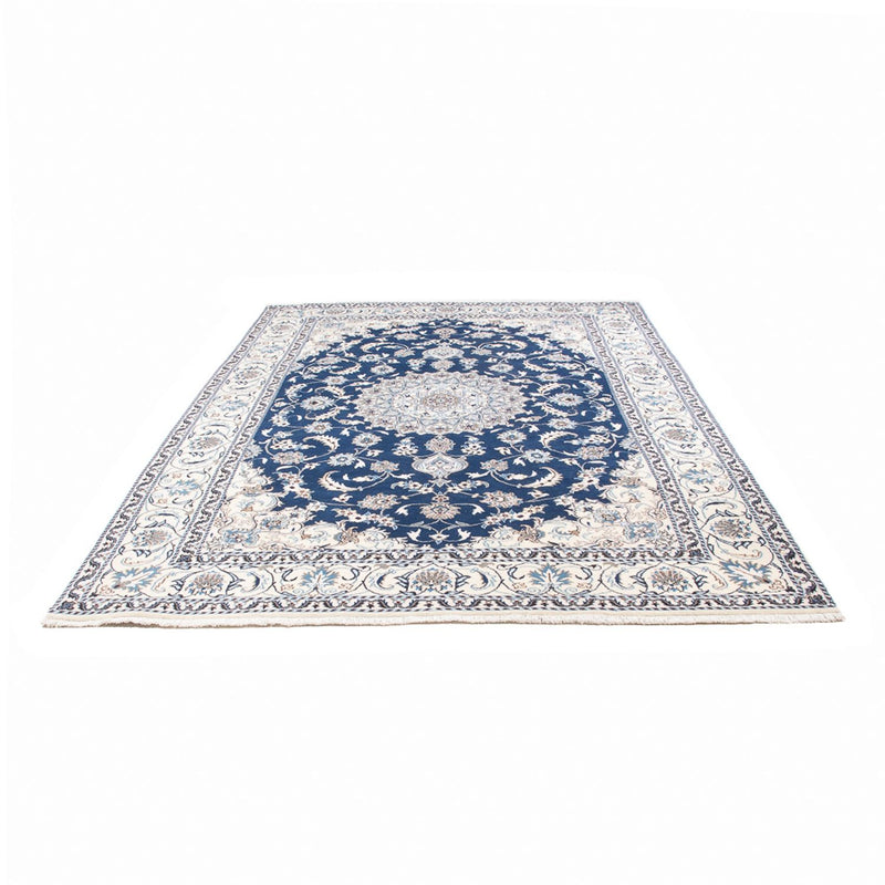 Tapis persan - Nain - 287 x 192 cm - bleu
