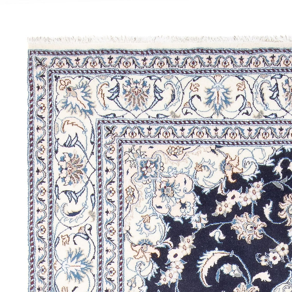 Nain Tapis 194x302cm - Tapis persan - bleu foncé