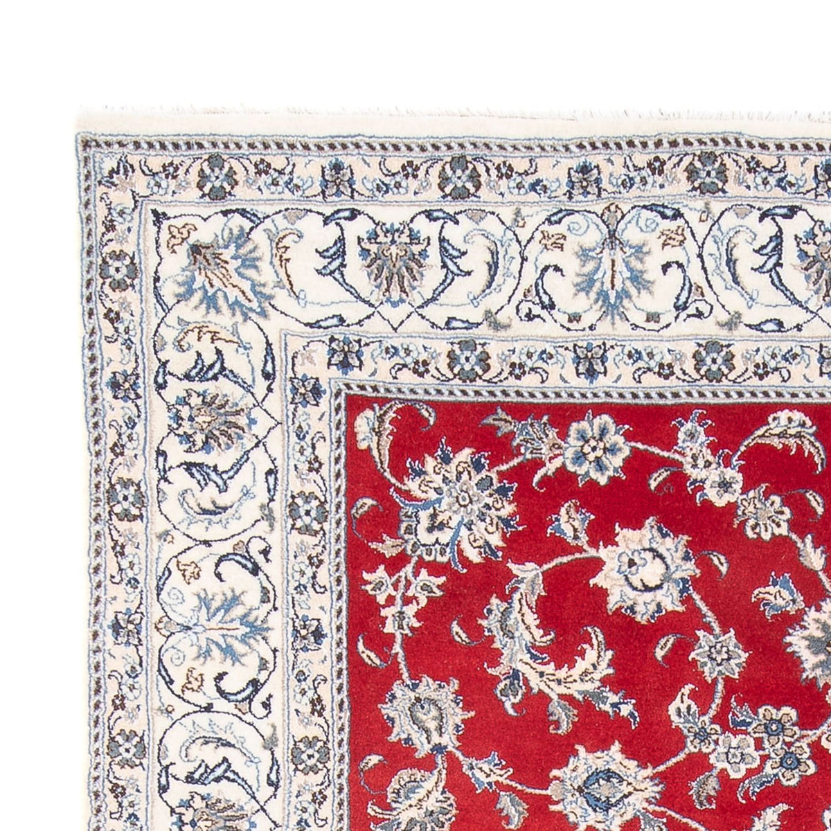 Tapis persan - Nain - 290 x 195 cm - rouge