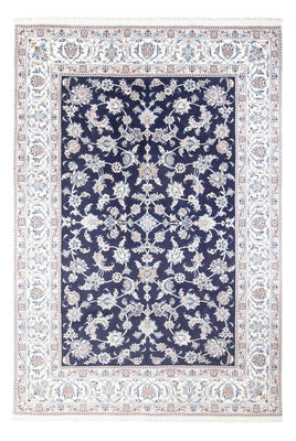 Tapis persan - Nain - 293 x 197 cm - bleu foncé