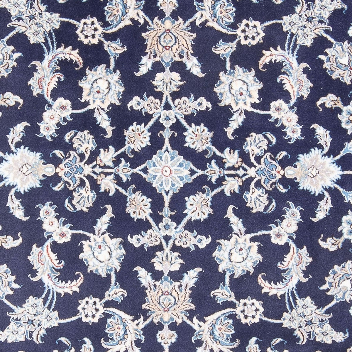 Tapis persan - Nain - 293 x 197 cm - bleu foncé