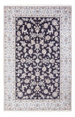 Tapis persan - Nain - 304 x 193 cm - bleu foncé