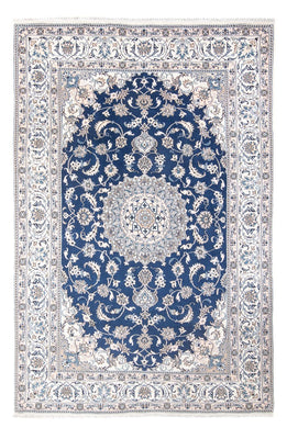 Tapis persan - Nain - 303 x 197 cm - bleu