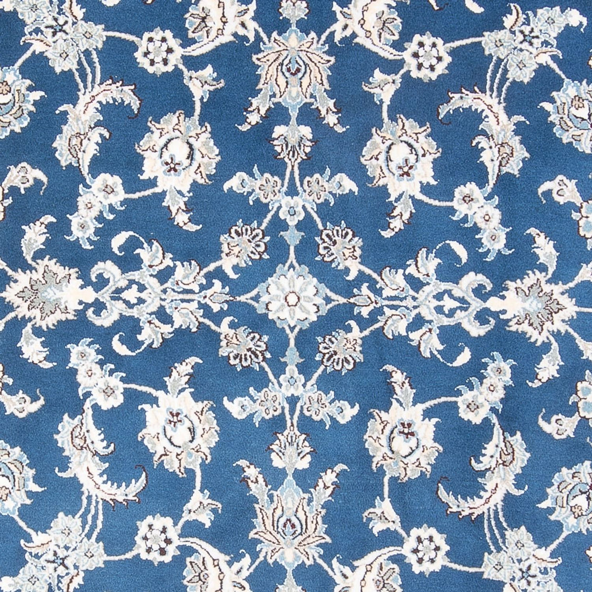 Tapis persan - Nain - 296 x 196 cm - bleu