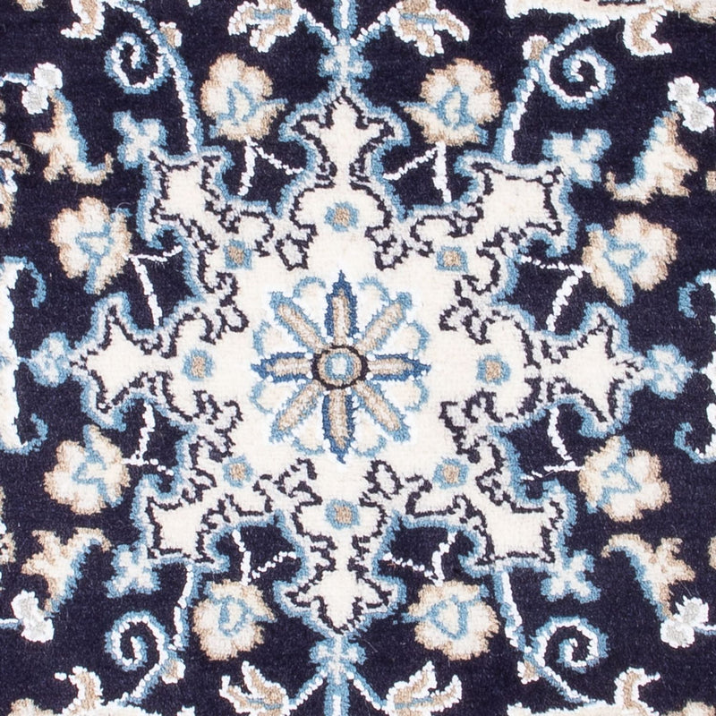 Tapis persan - Nain - Royal - 90 x 60 cm - bleu foncé