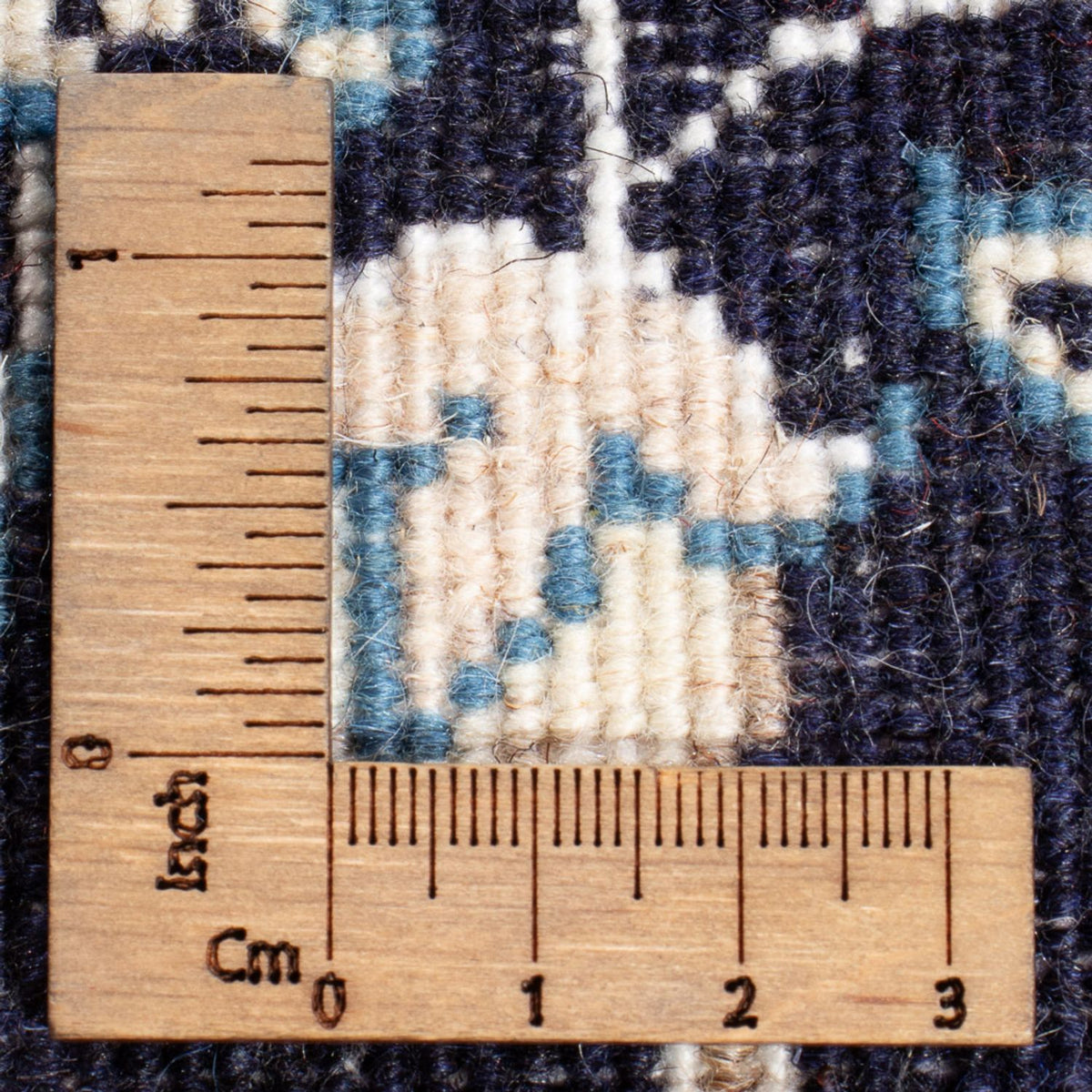 Tapis persan - Nain - Royal - 90 x 60 cm - bleu foncé