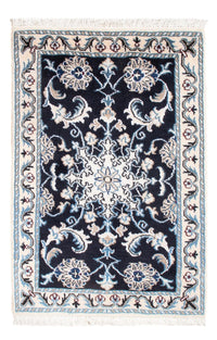 Tapis persan - Nain - Royal - 90 x 60 cm - bleu foncé