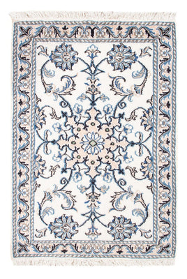 Tapis persan - Nain - Royal - 90 x 60 cm - crème