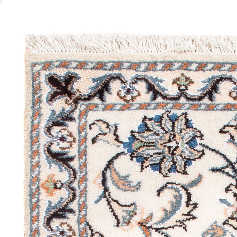 Tapis persan - Nain - Royal - 90 x 60 cm - crème
