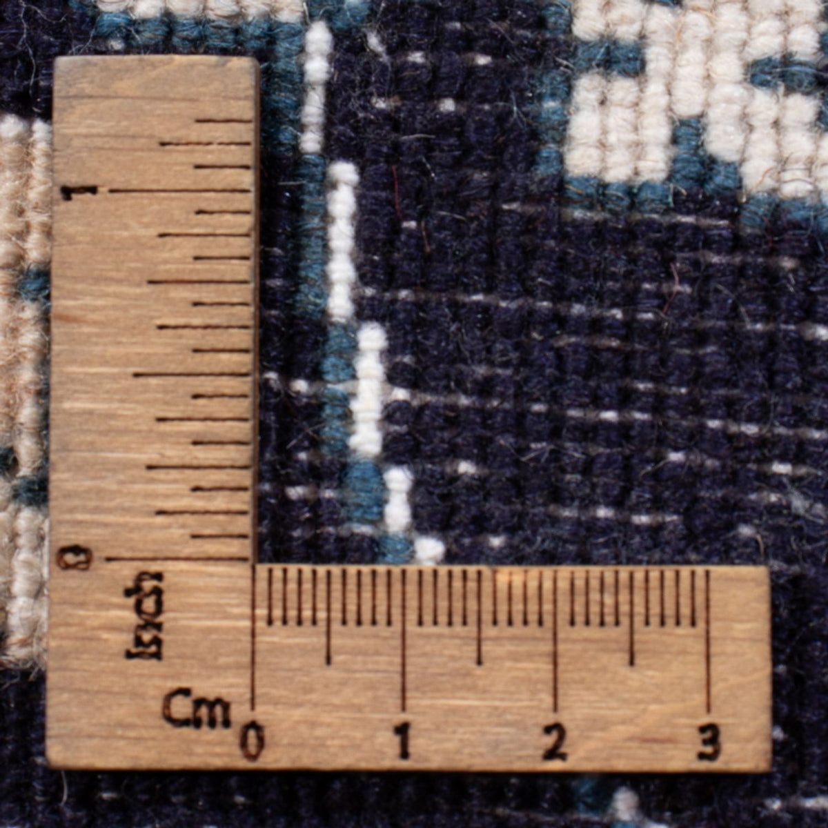 Tapis persan - Nain - Royal - 90 x 60 cm - bleu foncé