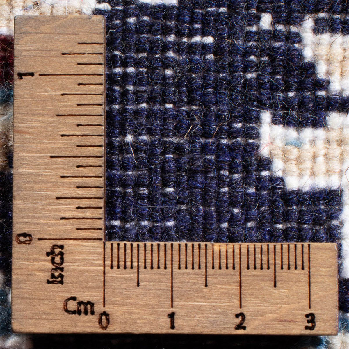 Tapis persan - Nain - Royal - 90 x 60 cm - bleu foncé