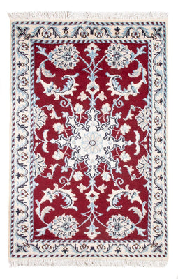 Tapis persan - Nain - Royal - 90 x 60 cm - rouge